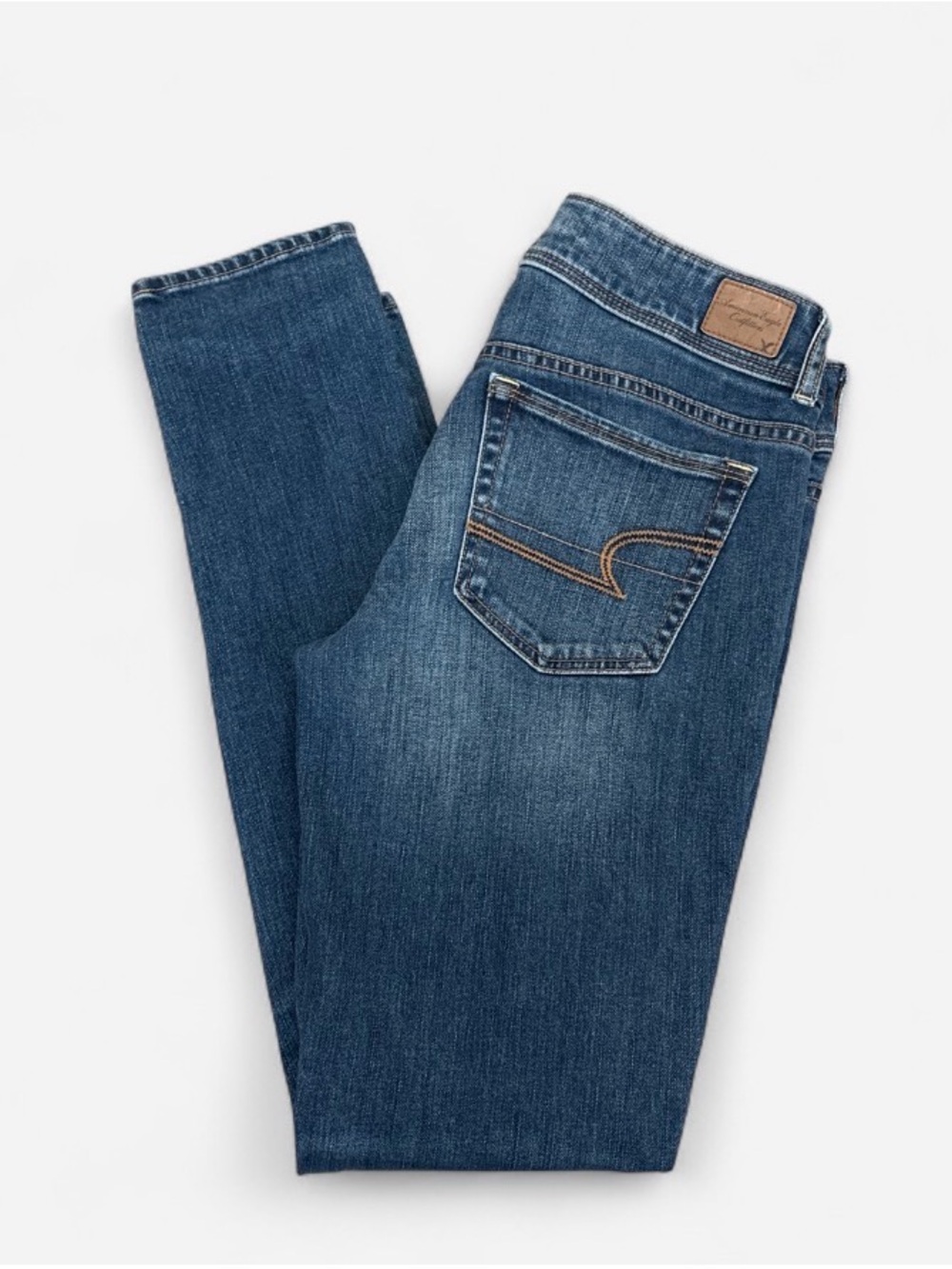 Y2K vintage American Eagle low rise skinny jeans size 6 (small)